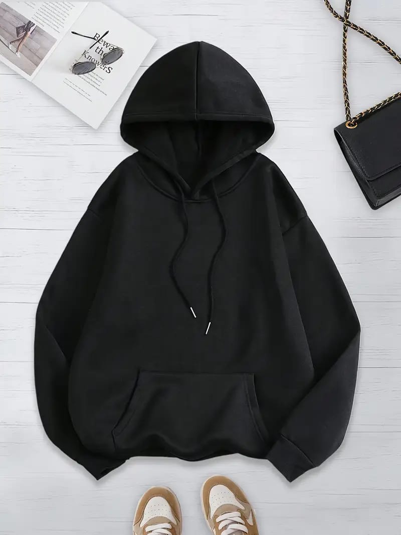 BASIC BLACK HOODIE