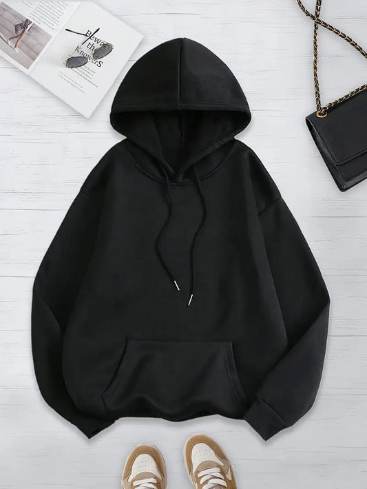 BASIC BLACK HOODIE