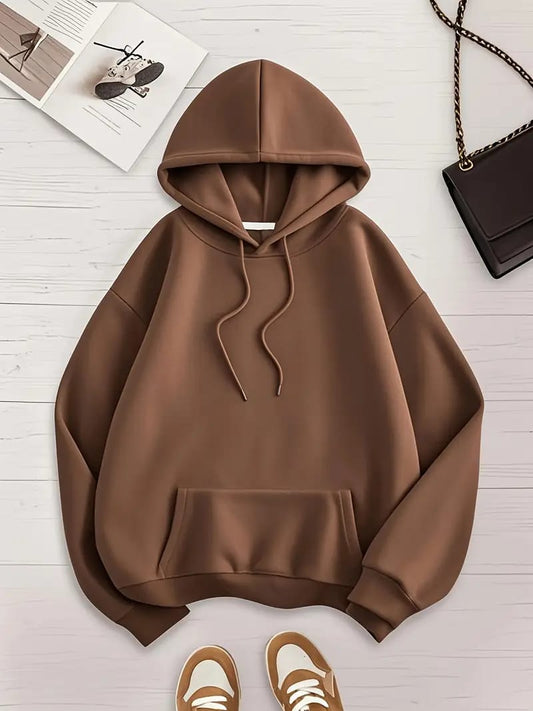 BASIC BROWN HOODIE